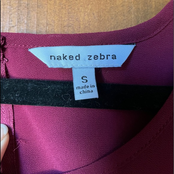 Naked Zebra Top - Picture 3 of 4